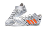 Adidas Nemeziz Series IC Indoor Flat Soccer Shoes White/Gray/Orange