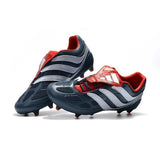 Adidas Predator Precision FG Soccer Cleats Navy White Red - studzsupply
