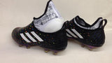 Adidas Glitch Skin 17 FG Soccer Shoes Core Black Solar Red White - studzsupply