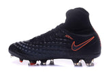 Nike Magista Obra II FG Football Shoes Black Total Crimson - studzsupply