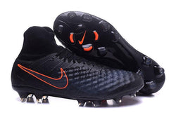 Nike Magista Obra II FG Football Shoes Black Total Crimson - studzsupply