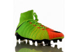 Nike Hypervenom Phantom III DF FG Soccer Cleats Electric Green Orange - studzsupply