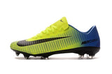 Nike Mercurial Vapor XI FG Soccer Cleats Yellow Black Blue - studzsupply