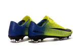 Nike Mercurial Vapor XI FG Soccer Cleats Yellow Black Blue - studzsupply