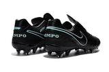 Nike Tiempo Legend VI FG Soccer Cleats Black Hyper Turquoise - studzsupply
