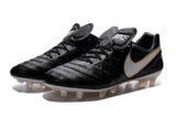 Nike Tiempo Legend VI FG Soccer Cleats Black White Gold - studzsupply