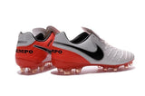 Nike Tiempo Legend VI FG Soccer Cleats White Red Black - studzsupply