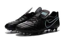 Nike Tiempo Legend VI FG Soccer Cleats Black Hyper Turquoise - studzsupply