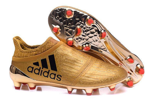 Adidas X 16+ Purechaos FG/AG Soccer Cleats Golden - studzsupply