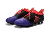 Adidas X 16+ Purechaos FG/AG Soccer Cleats Purple Black Solar Red - studzsupply
