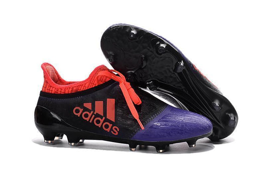 Adidas X 16+ Purechaos FG/AG Soccer Cleats Purple Black Solar Red - studzsupply