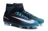 Nike Mercurial Superfly V FG Soccer Cleats Blue Black White - studzsupply