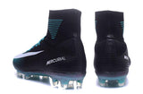 Nike Mercurial Superfly V FG Soccer Cleats Blue Black White - studzsupply