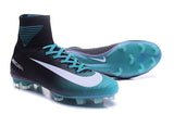 Nike Mercurial Superfly V FG Soccer Cleats Blue Black White - studzsupply