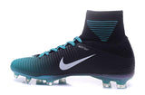 Nike Mercurial Superfly V FG Soccer Cleats Blue Black White - studzsupply
