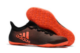 Adidas X series IC Thunderstorm Indoor Flat Soccer Shoes Orange/Black