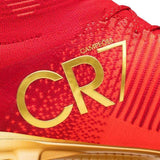 Nike Mercurial Superfly V CR7 FG Soccer Cleats Red Golden - studzsupply