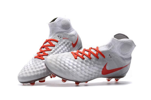 Nike Magista Obra II FG Silver Red - studzsupply