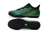 Adidas X series TF Thunderstorm Grass Spikes Football Shoes Green/Black/Lime