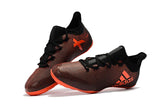Adidas X series IC Thunderstorm Indoor Flat Soccer Shoes Orange/Black