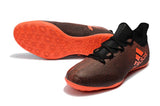 Adidas X series IC Thunderstorm Indoor Flat Soccer Shoes Orange/Black