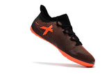 Adidas X series IC Thunderstorm Indoor Flat Soccer Shoes Orange/Black