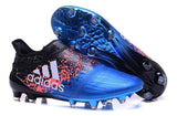 Adidas X 16+ Purechaos FG/AG Soccer Cleats Blue Black - studzsupply