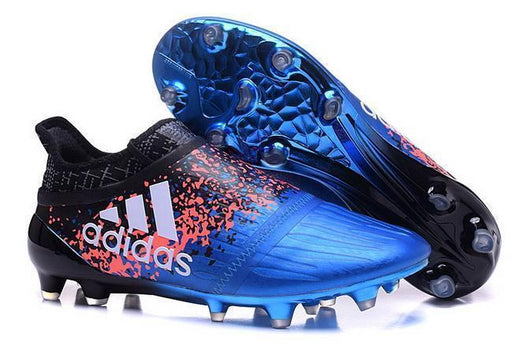 Adidas X 16+ Purechaos FG/AG Soccer Cleats Blue Black - studzsupply