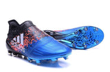 Adidas X 16+ Purechaos FG/AG Soccer Cleats Blue Black - studzsupply