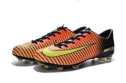 Nike Mercurial Vapor XI FG Soccer Cleats Orange Black Yellow - studzsupply