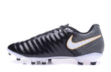 Nike Tiempo Legend VII FG Soccer Cleats Black White Orange - studzsupply