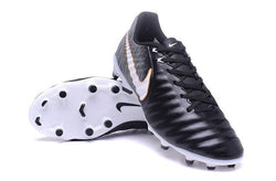 Nike Tiempo Legend VII FG Soccer Cleats Black White Orange - studzsupply