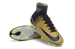 Nike Mercurial Superfly V FG Soccer Cleats Yellow Black - studzsupply