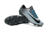 Nike Mercurial Vapor XI FG Soccer Cleats Grey Black Blue - studzsupply