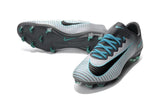 Nike Mercurial Vapor XI FG Soccer Cleats Grey Black Blue - studzsupply