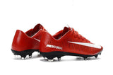 Nike Mercurial Vapor XI FG Soccer Cleats Red White Black - studzsupply