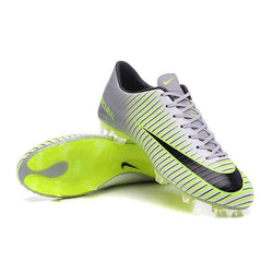 Nike Mercurial Vapor XI FG Soccer Cleats Grey White Green - studzsupply
