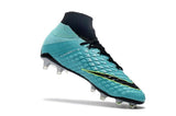 Nike Hypervenom Phantom III DF FG Soccer Cleats Black Turquoise Blue - studzsupply