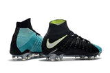 Nike Hypervenom Phantom III DF FG Soccer Cleats Black Turquoise Blue - studzsupply