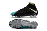 Nike Hypervenom Phantom III DF FG Soccer Cleats Black Turquoise Blue - studzsupply