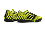Adidas Nemeziz Series TF Grass Spike Soccer Shoes Lime/Black