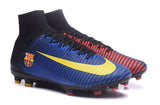 Nike Mercurial Superfly V FC Barcelona FG Soccer Cleats Blue Red Black - studzsupply