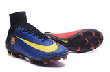 Nike Mercurial Superfly V FC Barcelona FG Soccer Cleats Blue Red Black - studzsupply
