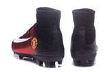 Nike Mercurial Superfly V Manchester United FG Soccer Cleats Red Black - studzsupply