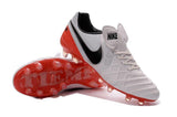 Nike Tiempo Legend VI FG Soccer Cleats White Red Black - studzsupply