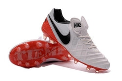 Nike Tiempo Legend VI FG Soccer Cleats White Red Black - studzsupply