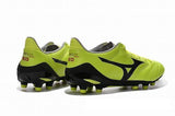 Mizuno Morelia Neo II FG Soccer Cleats Electric Green Black - studzsupply