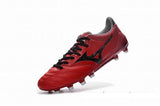 Mizuno Morelia Neo II FG Soccer Cleats Red Black - studzsupply
