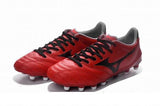 Mizuno Morelia Neo II FG Soccer Cleats Red Black - studzsupply