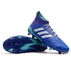 Adidas Predator 18.1 FG Soccer Cleats Purple Blue White turquoise - studzsupply
